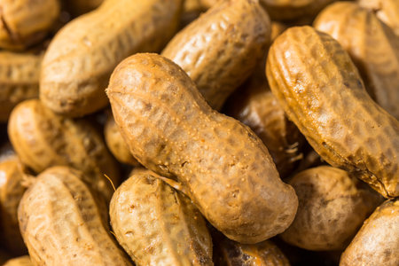 Spicy Southern Cajun Boiled Peanuts for a Snack in a Bowl