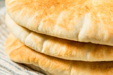 Homemade Greek PIta Bread Ready to Eat