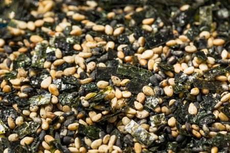 Dry Organic Japanese Furikake Seasoning with Seaweed and Sesame Seeds