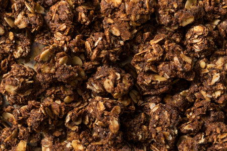 Homemade Healthy Chocolate Granola Breakfast Cereal Ready to Eat