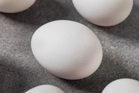 White Eggs in a Bowl