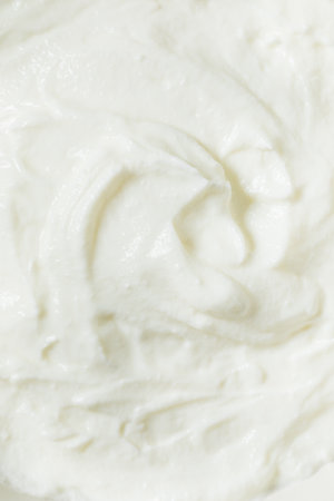 Organic Whole Fat Greek Yogurt for Breakfast Ready to Eatの写真素材