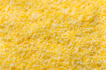 Organic Dry Polenta Corn Meal Flour in a Bowl
