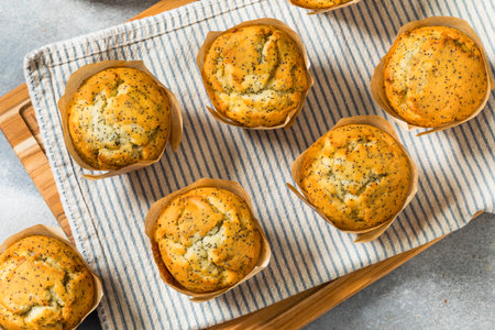 Sweet Homemade Poppyseed Muffins to Eat for Breakfast