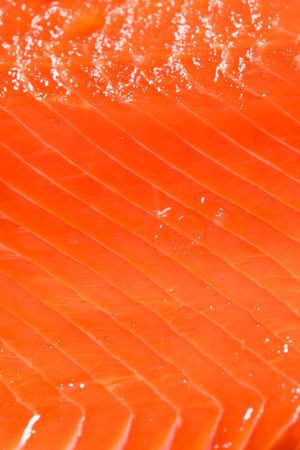 Fresh Raw Salmon Fillet Ready to Cook with Herbs
