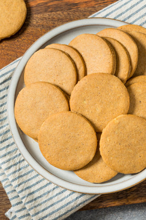 Sweet Homemade Gingersnap Cookies for the Holidaysの写真素材