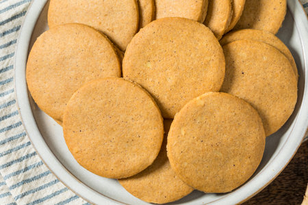 Sweet Homemade Gingersnap Cookies for the Holidaysの写真素材