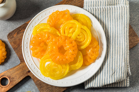 Homemade Sweet Indian Jalebi Treats Ready to Eat