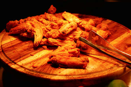Fried Chicken on Plate.の写真素材