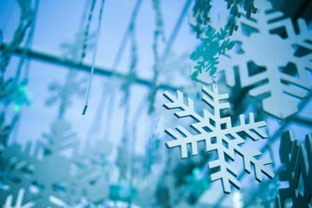 Snowflakes Christmasの写真素材
