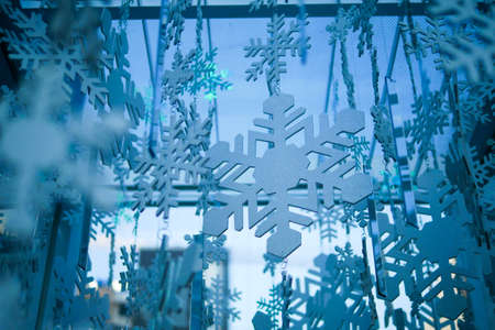 Snowflakes Christmasの写真素材