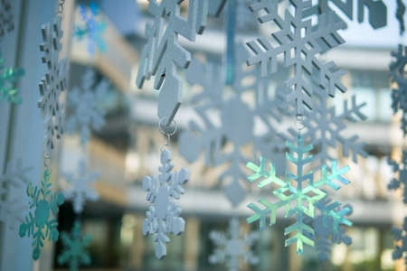 Snowflakes Christmasの写真素材