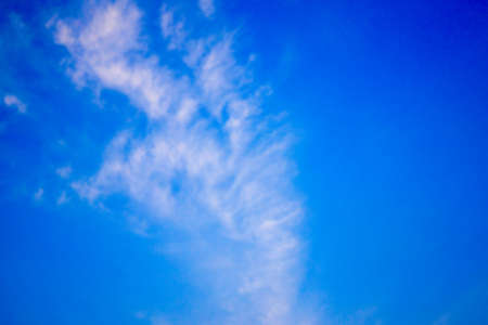 Blue sky and cloud of sunset in the cityの写真素材