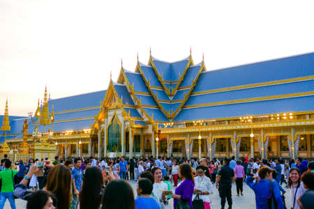 BANGKOK, THAILAND - DECEMBER 30, 2017: Royal cremation ceremony of His Majesty King Bhumibol Adulyadej at Sanam Luang Ceremonial Ground in Bangkok, Thailandのeditorial素材
