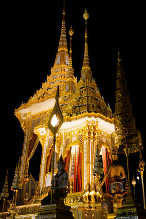 BANGKOK, THAILAND - DECEMBER 30, 2017: Royal cremation ceremony of His Majesty King Bhumibol...