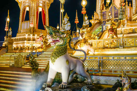 BANGKOK, THAILAND - DECEMBER 30, 2017: Royal cremation ceremony of His Majesty King Bhumibol Adulyadej at Sanam Luang Ceremonial Ground in Bangkok, Thailandのeditorial素材