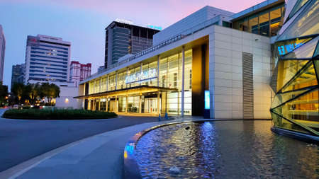 BANGKOK, THAILAND - MAY 23, 2020: King Power Rangnam, the biggest duty free mall in Thailand's .it's leading travel retail group, based in Bangkok. The chairman and CEO was Vichai Srivaddhanaprabhaのeditorial素材