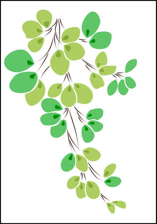 Watercolor Floral art isolated on White backgroundのイラスト素材