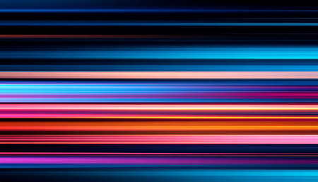 abstract multicolor background with motion blur, speed motion blurの素材