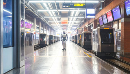 Moscow Metro. Moscow Metro is the world's longest fully automated metro network (75 km).の素材