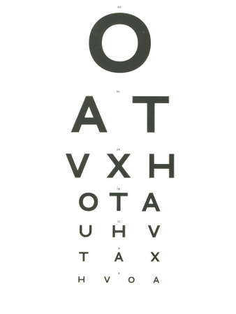 Eye vision chart