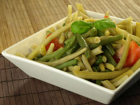 Dinner with french beans