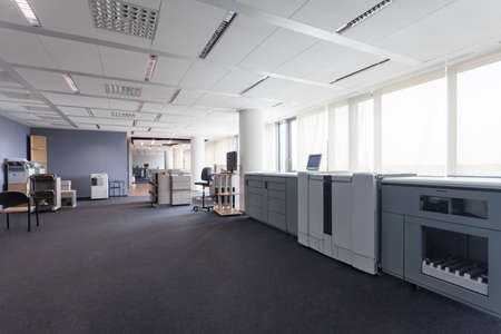 Printing appliances in business office, plotters