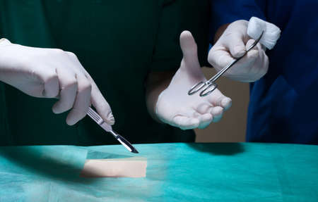 Start of the surgery at operating roomの写真素材