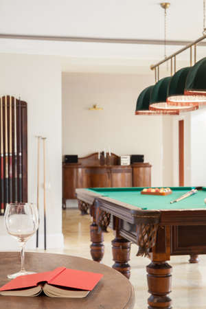 View of home interior with pool table