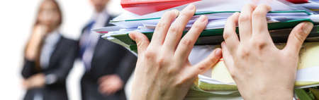 Too much paperwork to do in the office
