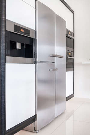 New kitchen's devices in modern apartmentの写真素材