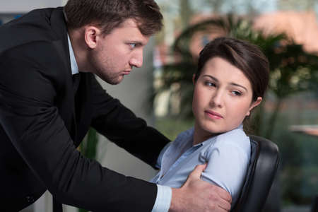 Woman has problems in the office, horizontal Woman has problems in the office, horizontal