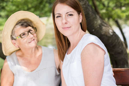 Picture of true friendship between grandmother and granddaughter
