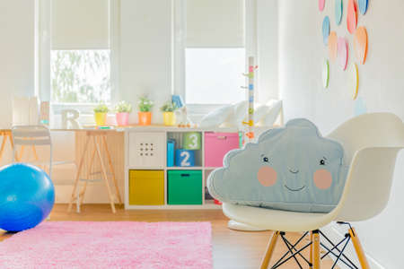 Cute room for little girl or boyの写真素材