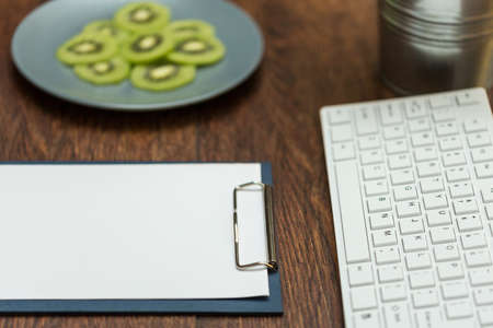 Modern style of the office desk