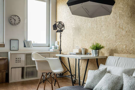 Picture of contemporary studio for creative workerの写真素材