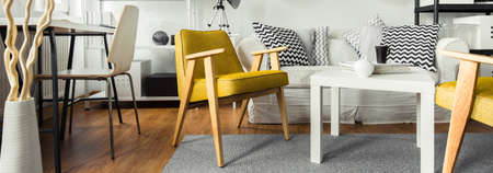 Picture of modern space in hipster's houseの写真素材