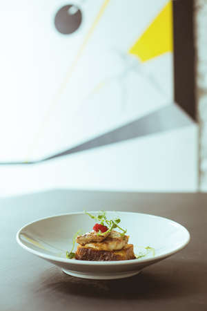 Tasty appetizer before dinner in stylish restaurantの写真素材