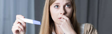 Teenager is afraid of pegnancy test result