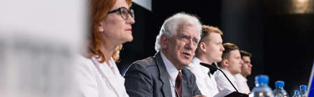 Shot of a group of people participating in a debate