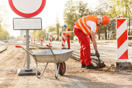 Picture of professional city road construction contractor