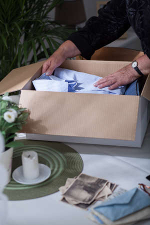 Keepsakes of a loved one who passed awayの写真素材