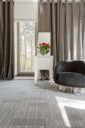 Shot of an armchair in an elegant roomの写真素材