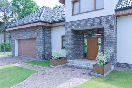 Shot of a luxury house exteriorの写真素材