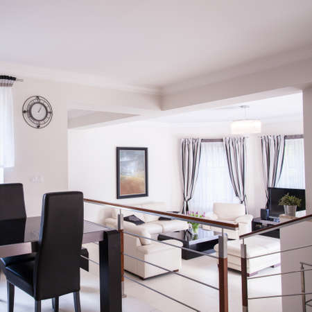 Close-up of dining table in elegant interior