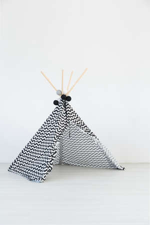 Teepee for kids in spacious room