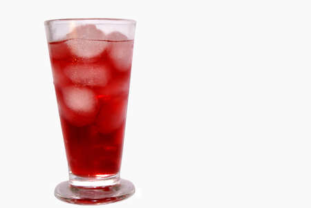 a glass ice cold lemonadeの写真素材