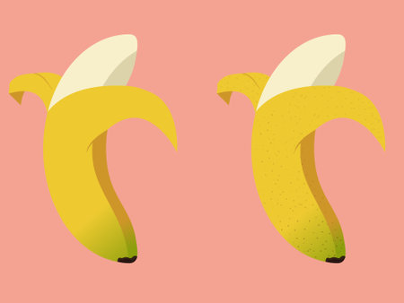 Illustration vector graphic of banana perfect for logos and foodのイラスト素材