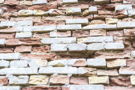 Brick wall background, wall texture, vintage brick 
weathered brick wallの写真素材