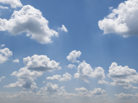 Blue sky and clouds sky, blue sky background, sky panoramaの写真素材